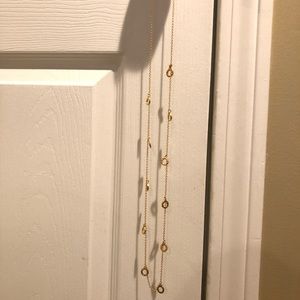 Gold Coach Ring Necklace